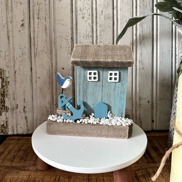 Farmhouse Tier Tray Beach House - Picture 2 of 3